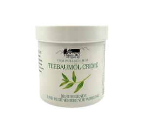 DEMERGY® Crème à l’Huile d’Arbre à Thé Naturelle 250ml - Hydratant Visage et Corps pour Peaux à Tendance Acnéique, Antiseptique, Apaisante, Testée Dermatologiquement, Soulage Irritations et Rougeurs