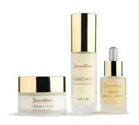 Demetra Kit Skincare 3 en 1 - Crème Visage 85%, Sérum Visage 90% et Gouttes Multi-Actives 98% - Bave d’Escargot, Acide Hyaluronique, Vitamines Anti-Âge