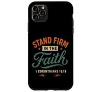 Demeurez fermes dans la Foi (Corinthiens 16, 13) Vintage Christian Coque pour iPhone 11 Pro Max
