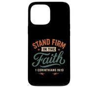 Demeurez fermes dans la Foi (Corinthiens 16, 13) Vintage Christian Coque pour iPhone 13 Pro Max
