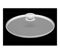 Demeyere Couvercle en verre 6528 transparent avec cercle inox 28 cm