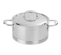 Demeyere Atlantis Marmite avec couvercle 22 cm de diamètre, 4 l de hauteur, 11 cm de hauteur.