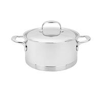 Demeyere Atlantis Marmite avec couvercle 22 cm de diamètre, 4 l de hauteur, 11 cm de hauteur.