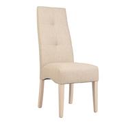 Demeyere Chaise de Séjour “Elite” Blanche - Style Contemporain - Confortable - Meuble