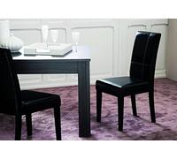Demeyere Chaise Guevara Similicuir Noir