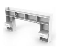 Demeyere 155027 Lit évolutif avec LED avec Chicago 222 x 109 x 38 cm avec Plusieurs étagères Blanc
