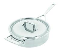 Demeyere Essential 5 Rôtissoire de qualité supérieure pour induction et four, avec couvercle en acier inoxydable à 5 couches facile d'entretien, 24 cm