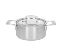 Demeyere Industry 5 Faitout avec couvercle 18 cm, Inox 18/10