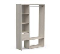 Dressing complet - FLOWER - Chêne - 119,1 x 39,6 x 183 cm - DEMEYERE Bois