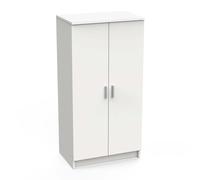 Demeyere - Meuble Chaussure - Rangement de 21 Paires de Chaussures grâce à 6 Etagères Amovibles - Armoire Fabriqué en France, Blanc