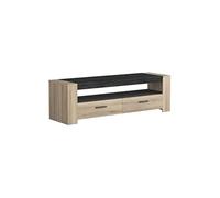 Demeyere Meuble TV 2 tiroirs 1 Niche Sheffield - Naturel Clair