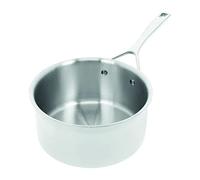 Demeyere poêlon en inox Essential 5 - Poêlon inox pour tous types de cuisinières dont induction - Poêlon induction fabriquée en matériau à 5 couches - 30 ans de garantie - Ø 18 cm