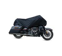 Demi-abri de moto robuste en tissu Oxford résistant aux déchirures et aux intempéries - Housse de rangement pour l'extérieur - Housse de protection imperméable pour l'extérieur