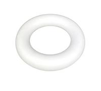 Demi Anneau/Couronne polystyrène à Fond Plat, 20 cm