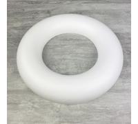 Demi-Anneau/Couronne polystyrène à Fond Plat, 35 cm, Haute densité