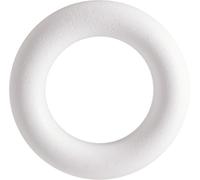 Demi-Anneau en polystyrène (Romain), Blanc env.Ø 17cm