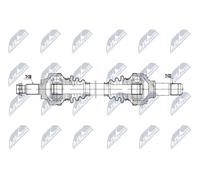 Demi-arbre Essieu arrière gauche NPW-BM-195 NTY pour BMW 4 Coupé 3 Touring 3