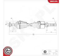 ESEN SKV 40SKV044 Arbre de transmission