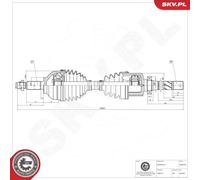 ESEN SKV 40SKV418 Arbre de transmission