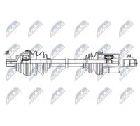Demi-arbre Essieu avant gauche Boîte automatique NPW-VW-052 NTY pour AUDI SEAT