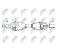 Demi-arbre Essieu avant gauche NPW-CT-077 NTY pour CITROËN DS PEUGEOT