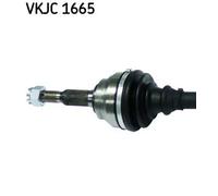 Demi-arbre VKJC 1665 SKF pour OPEL ASTRA G Berline bicorps trois ou cinq portes