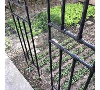 Demi-arche de jardin en métal galvanisé robuste - Élégante arche blanche pour jardin et beauté, 240 x 240 cm - Parfait pour les plantes grimpantes