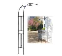 Demi arche de jardin treillis support pour plantes grimpantes arches extérieures, tubes en acier galvanisé avec revêtement PE 119 cm, 59 cm, 71 cm, 83 cm, 87 cm, 90 cm, 94 cm, 98 cm, 118 cm, 110 cm