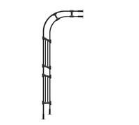 Demi-arche latérale de jardin, treillis en métal pour plantes grimpantes, solution horticole pour pelouse extérieure et cour
