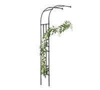 Demi-arches de jardin en treillis métallique, pergola murale, hauteur 2,4 m, arches de support robustes, décoration d'arche de mariage en plein air, résistante aux intempéries(Size:220x240x40CM/7.2x7.
