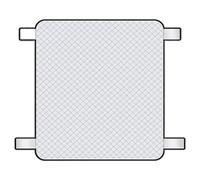 Demi-bâche de Voiture, Couverture de Toit ouvrant à 2 Couches avec Clips Porte, Housses Protection véhicule Toutes Saisons pour la Plupart des Voitures, Taille L: 150x125 cm