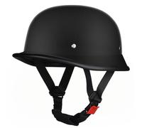 Demi Casque De Moto Casque Jet Rétro Homologué DOTECE Casques Vintage Face Ouverte avec Boucle À Ouverture Rapide Doublure Intérieure Amovible Scooter Casques Bol Moto 1,XL:61-62CM