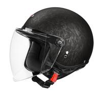Demi Casque De Moto Casque Jet Rétro Homologué ECEDOT Casques Vintage À Face Ouverte pour Homme Et Femme avec Visière Casque Bol Moto pour Vélos Motos Scooter 11,XXL:63-64CM