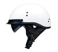 Demi Casque de Moto Jet Moto Casque Bol, Casques Vintage à Face Ouverte avec dégagement Rapide de Lunettes, ECE Homologué en pour Scooter Chopper, Casque De Moto Pilot Demi-Jet
