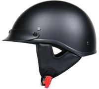 Demi-Casques De Moto Brain Cap Demi-Coque Casque De Jet Casque De Scooter Casque Rétro Demi-Casque De Moto Hommes Et Femmes Adultes pour Cruiser Chopper Biker Mobylette Homologat, #2, 2XL(61-62CM)