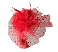 Demi-chapeau à paillettes avec nœud en dentelle pour femme French Hairhoop robe de soirée couverture de cheveux vintage accessoires pour cheveux bibi