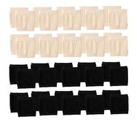 Demi-Chaussettes, Orteils Ouverts Demi-Chaussettes pour Femmes, 20 Paires Sandale en Coton Respirant, Toolets Non Glisser pour Les Sabots, Slide Slipper Driner Chaussette