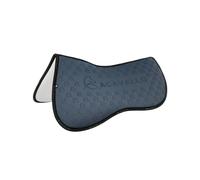 Demi-coussin pour cheval avec dessous en fibre de bambou Acavallo Lycra & Memory Foam Bleu M