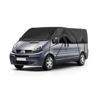 Demi Couverture Bâche Voiture Remplacement pour Renault Trafic 2010-2023 LWB, Couverture Toit Souple imperméable, Demi Garage avec Sangles Résistant aux UV pour Tous Les Temps