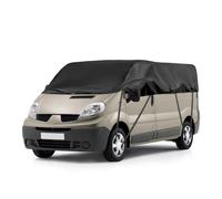 Demi Couverture Bâche Voiture Remplacement pour Renault Trafic 2010-2023 SWB, Couverture Toit Souple imperméable, Demi Garage avec Sangles Résistant aux UV pour Tous Les Temps