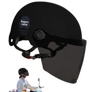 Demi-Couvre-Chef de Moto,Demi-Couvre-Chef,Demi-tête Portable pour Motos - Fournitures de Moto électrique de Protection Solaire, Couvre-Chef Ouvert pour vélo, croiseur, Scooter