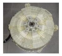 Demi-cuve arriere avec roulements pour lave linge lg wd-16400fdk - 142516 G