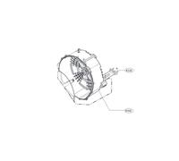Demi-cuve arriere pour lave-linge AJQ73294005