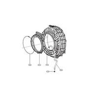 demi cuve avant rep k140 pour lave linge - mck57515113