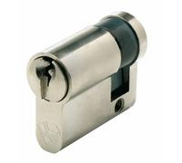 Demi cylindre - 40 x 10 mm - V5 5101 - variure UA 1001 - nickelé VACHETTE