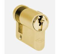 Demi-cylindre C2000 10 X 30 mm laiton poli clé sur numero BC1534 CISA 3012140201MV