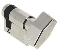 Demi-Cylindre européen à bouton nickelé type 5G B40 x 10 mm - HERACLES - C100B111