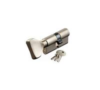 Demi-cylindre HG5 à bouton VACHETTE - Laiton nickelé - 30x10 mm - 00073011 G