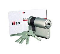Iseo Demi-cylindre ISR6 30x10 – 5 clés – laiton nickelé