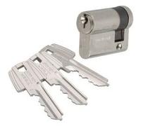 Tesa Cylindre de sécurité TE5 50304010N demi-cylindre 40 x 10 mm nickelé